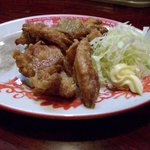 麺屋どとんこつ - 麺屋どとんこつ　定食の唐揚