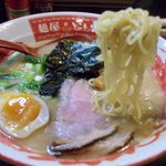 麺屋どとんこつ - 麺屋どとんこつ　ラッキーラーメンの麺
