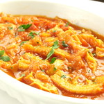 Tomato stew with tripe (hachinosu)