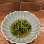 月泉 - 空芯菜の炒め物