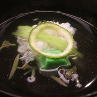 味 ふくしま - 鱧椀、じゅんさい、麩