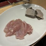 高円寺 焼肉ここち - ミノとセンマイ