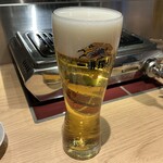 高円寺 焼肉ここち - 生ビール