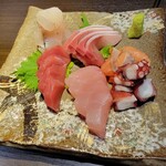 陽だま里 - お刺身盛り合わせ