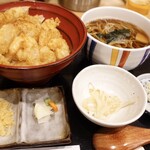 一ゆう 縁 - バラかき揚げ天丼セット