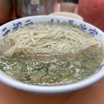 元祖ラーメン長浜家 - 替玉投入後♫