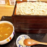 一ゆう 縁 - 豚バラカレーつけそば大盛（3段）