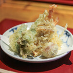 蕎麦 たかま - 天ぷら盛り合わせ☆