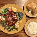 レストラン ペニーレイン - 「ペニーレイン・ビーフシチュー」@3000 (パン・ライスお代わり自由)