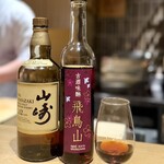 日本料理FUJI - ババロワに味醂粕も入ってるとのことで、デザートワイン的に古酒味醂と山崎のブレンドを。
      これも、甘くてよく合いますね♪