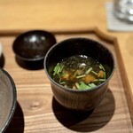 日本料理FUJI - お味噌汁も、幸せ味です♪