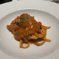 プリミ・バチ - ズワイ蟹と渡り蟹のタリオリーニ