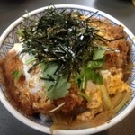 レストラン三澤亭 - 2014.7.9　きざみ海苔をかけたカツ丼☆