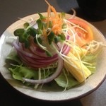 レストラン三澤亭 - 2014.7.10　オムライスの付け合わせのサラダ☆