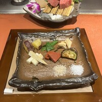 宮崎尾崎牛 鉄板焼き 吟 梅田ヒルトンプラザウエスト - 