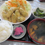 松野や - 牡蠣フライ定食（10月～6月限定）1,500円