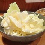 やきとり 正や - やみつきキャベツ～玉葱ドレッシング～