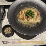 鶏soba座銀 - 3種の貝出汁汐soba