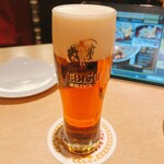 エビスバー - 琥珀エビス  プレミアムアンバー  グラス　710円