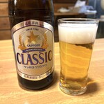 おばんざい菜の花 - サッポロクラシック（瓶）