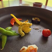 高宮庭園茶寮 - 前菜の盛り合わせ