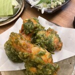 炭火焼鳥 いちばん星 - 骨付き唐揚げ骨抜きウイングの磯辺あげか