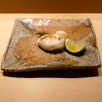 鮨 さいとう - 焼き河豚白子