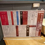 中目黒肉流通センター - ドリンクメニュー