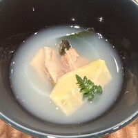 伯雲 - 蛤　若筍　ワカメ　木の芽　お吸い物