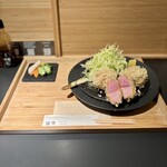 揚雫 - 東京Ｘヒレ120gと漬物