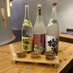 ゆらり - 梅酒飲み比べセット