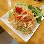 タイ料理バーンファー  - ソムタム辛さレベル5