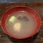 酒盃 - 比内鶏　つくねスープ