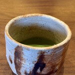 鎌倉 北じま - お抹茶
      京都の利招園茶舗のお抹茶
