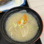 蒔田 - さんま焼魚定食(豚汁付き)