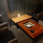 町屋源 - テラス、ここは外になります