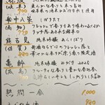 町屋源 - メニュー