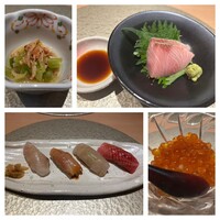 水道橋 鮨みつ - お寿司はお味が全てついており、お醤油はつけなくてよいスタイル