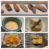 水道橋 鮨みつ - トロたく手巻き寿司ウニ乗せ