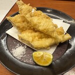 suiren - 穴子の天ぷら　サクサク