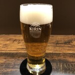 やきとり31 - 生ビールはキリンの一番搾りです。