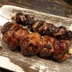 やきとり31 - ハツモトと白レバー