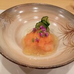 食堂みしま - 海老ジュレがけ