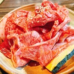 みや - 国産黒毛和牛切り落とし定食