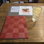 キッチン ブルー グローブ - リモンチェッロ運ばれ時に、メニューを依頼