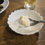 キッチン ブルー グローブ - 残り少ない、ポテサラ