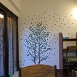 キッチン ブルー グローブ - 入口付近