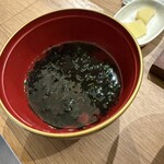 潮騒料理 亢 - （ランチ）八種の小鉢の潮騒御膳:1950円/お椀