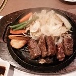 Yakiniku Suteki Mitogaden - ランプステーキ・焼いた後♪