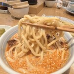 希須林 - ▪️担々つけ麺(太麺300g)¥1.150→¥1.200
      　※辛さ3段階からセレクト(中辛)
      　※ご飯無料(お代わりも無料)
      　※土日限定から土曜限定へ(日曜は定休日へ)
      　※野菜多め可能